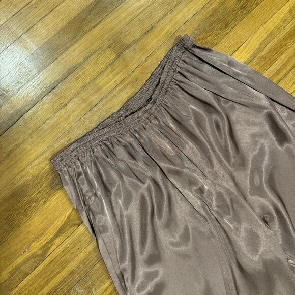 Lane Bryant Intimates Brown Satin Silky Pants 14/16 - Picture 6 of 7